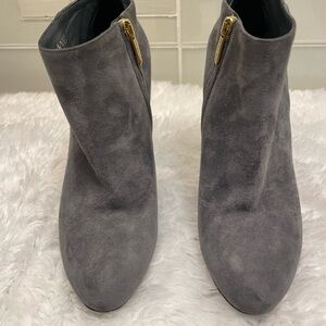 Sergio Rossi suede high heel bootie women